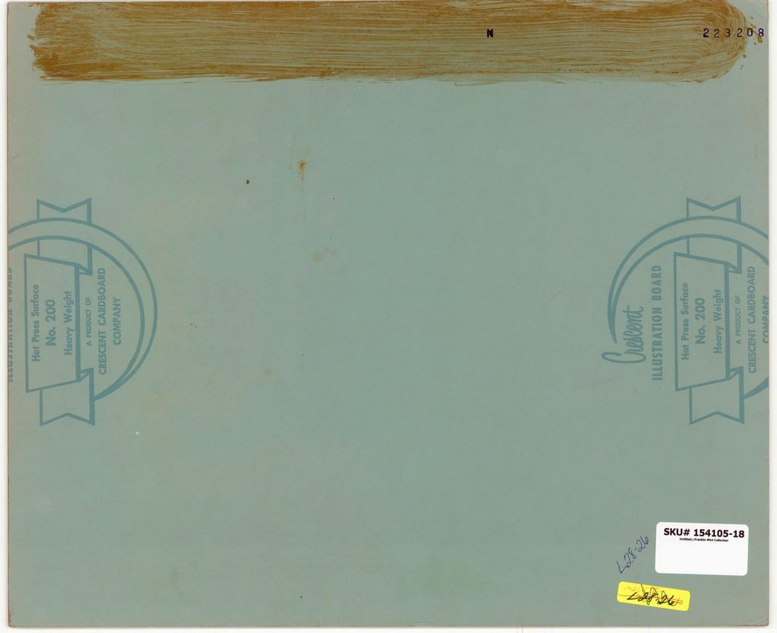 ATTR Jim McDermott (MA,CA,1960-2015) ink painting - 8