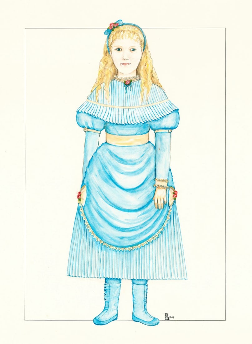 Tricia Taggart (US,20C) watercolor painting (1 of 11)