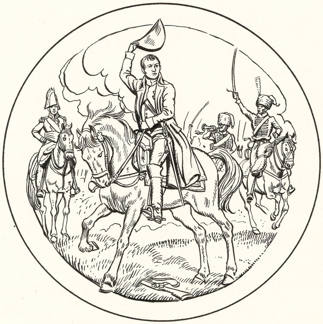 Gerry Embleton (UK,1941-?) ink painting (1 of 13)