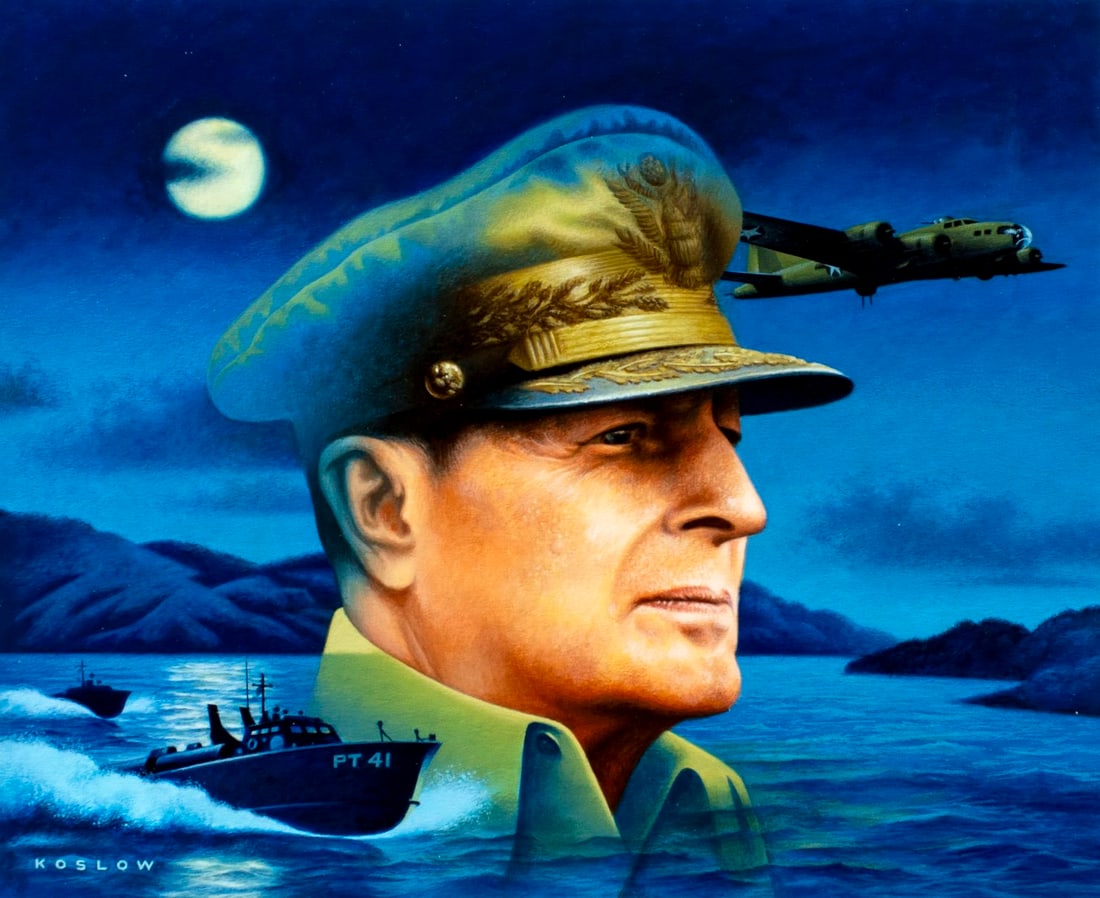 Howard Koslow (NJ,NY,1924-2016) oil painting (1 of 13)