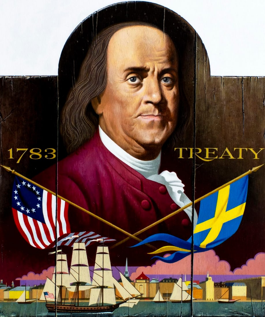 Howard Koslow (NJ,NY,1924-2016) oil painting (1 of 14)