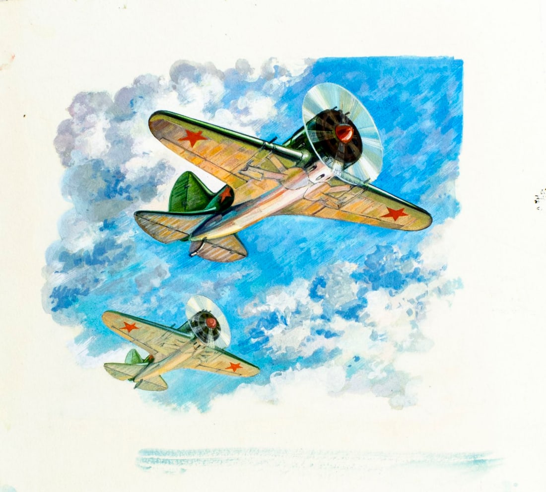 Evgeny Aniskin (Russia,1925-2002) gouache painting - 3