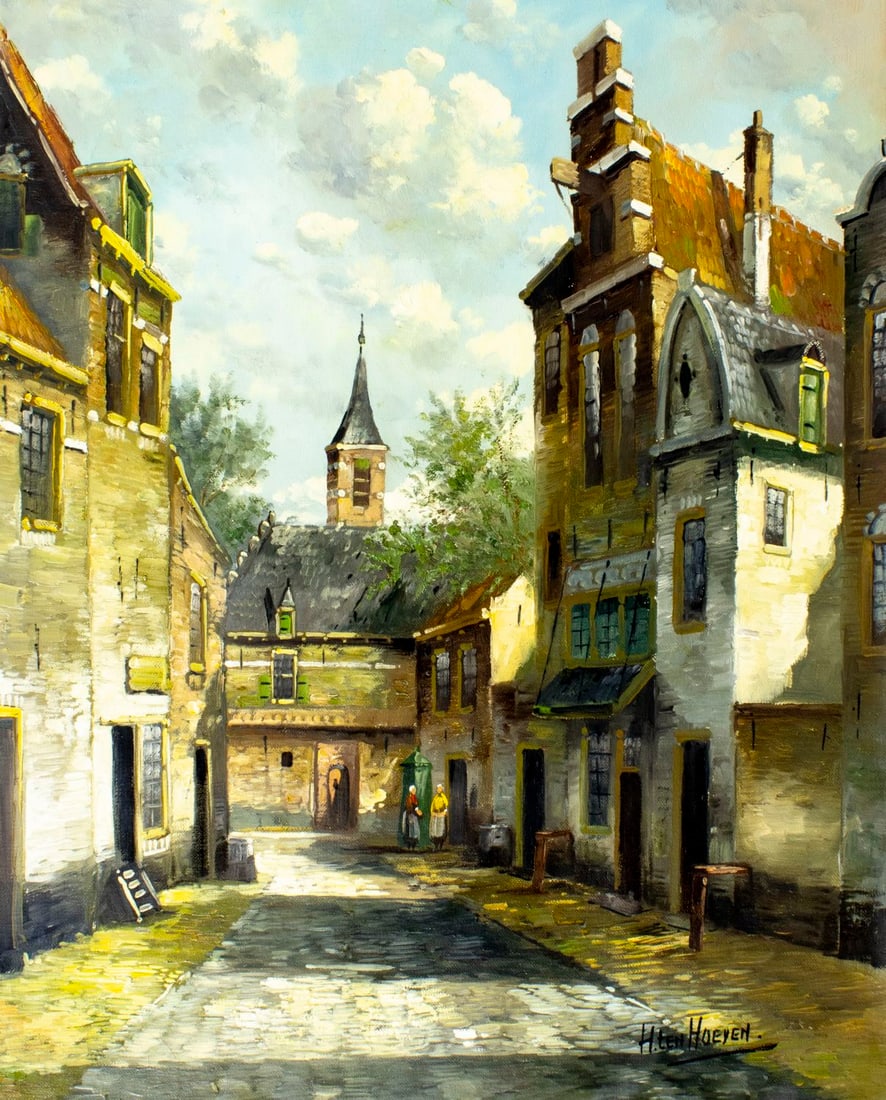 Hendrik Ten Hoven (Dutch,1901-1978) oil painting (1 of 13)