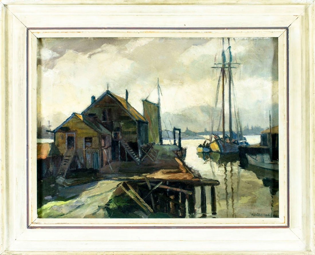 Harold Tannar (NJ,1904-1968) oil painting - 3