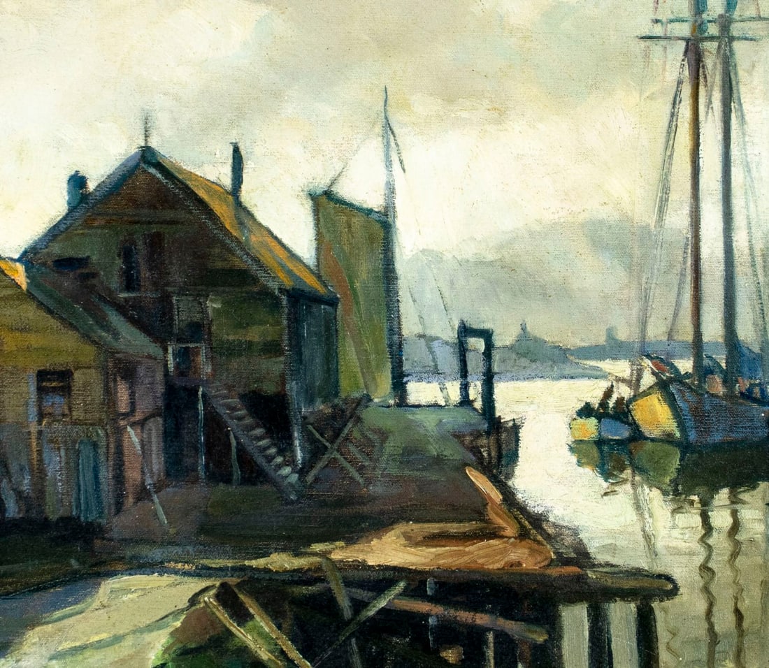 Harold Tannar (NJ,1904-1968) oil painting - 5