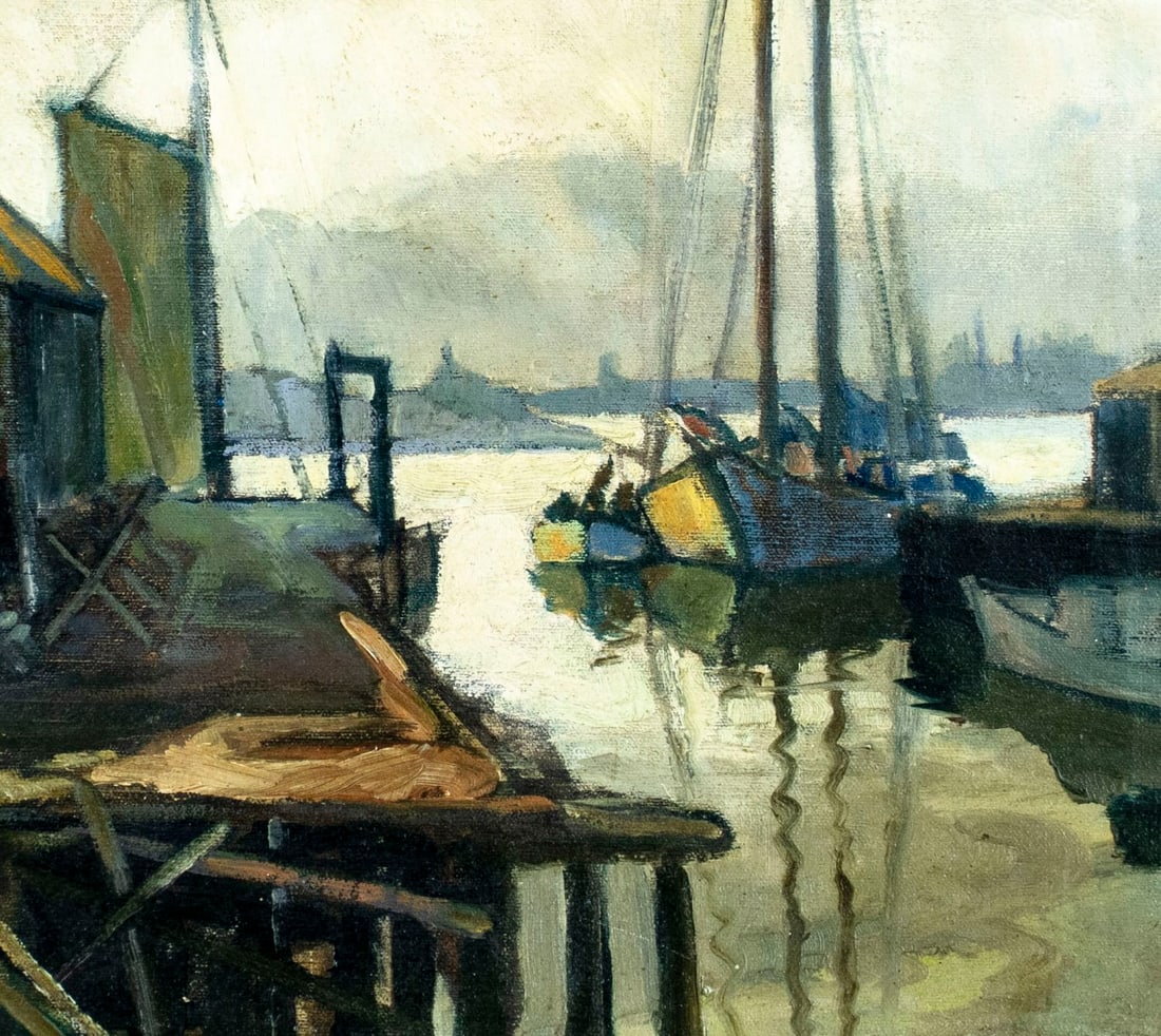 Harold Tannar (NJ,1904-1968) oil painting - 7