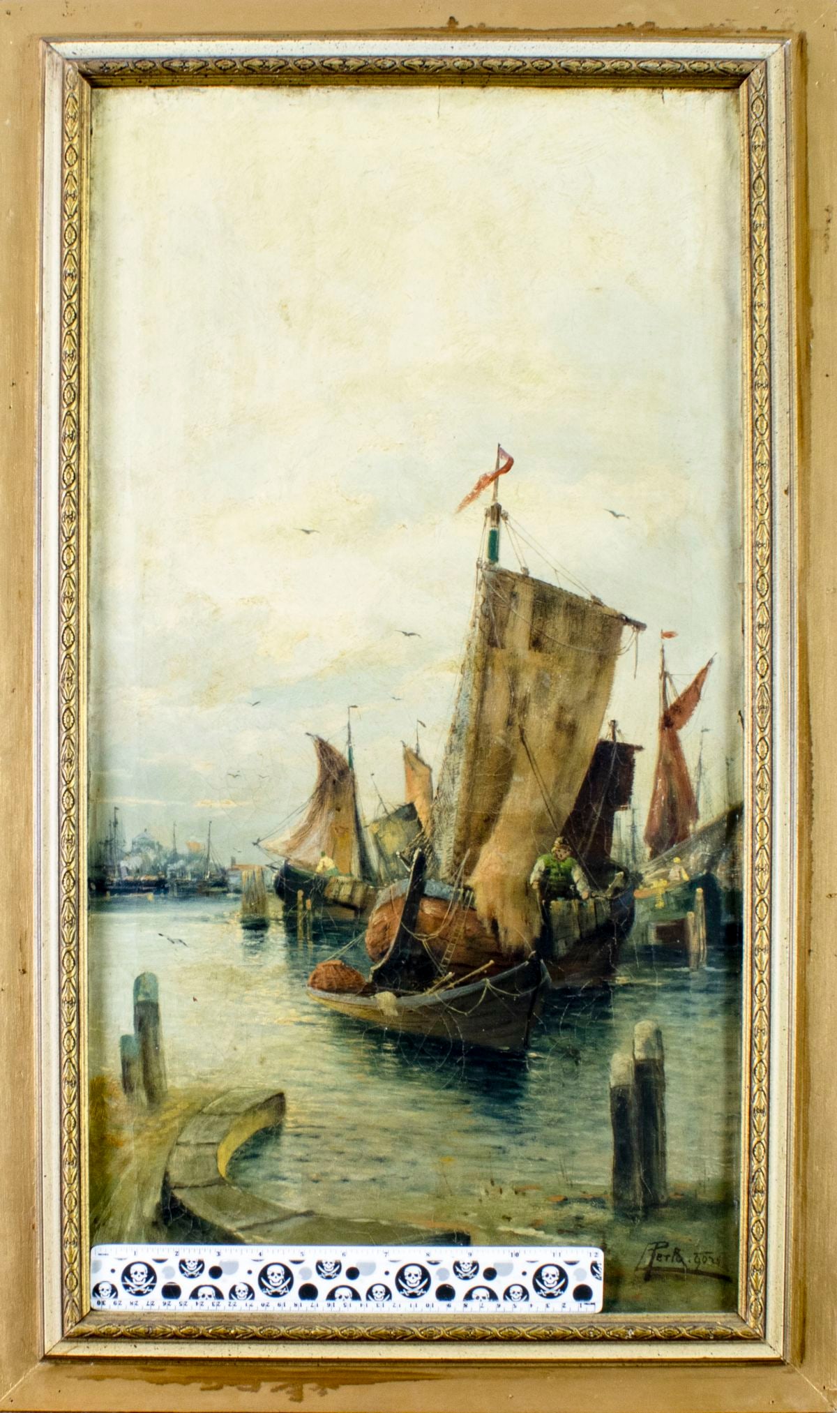 Karl Kaufmann (Germany,Austria,1843-1905) oil painting antique - 2