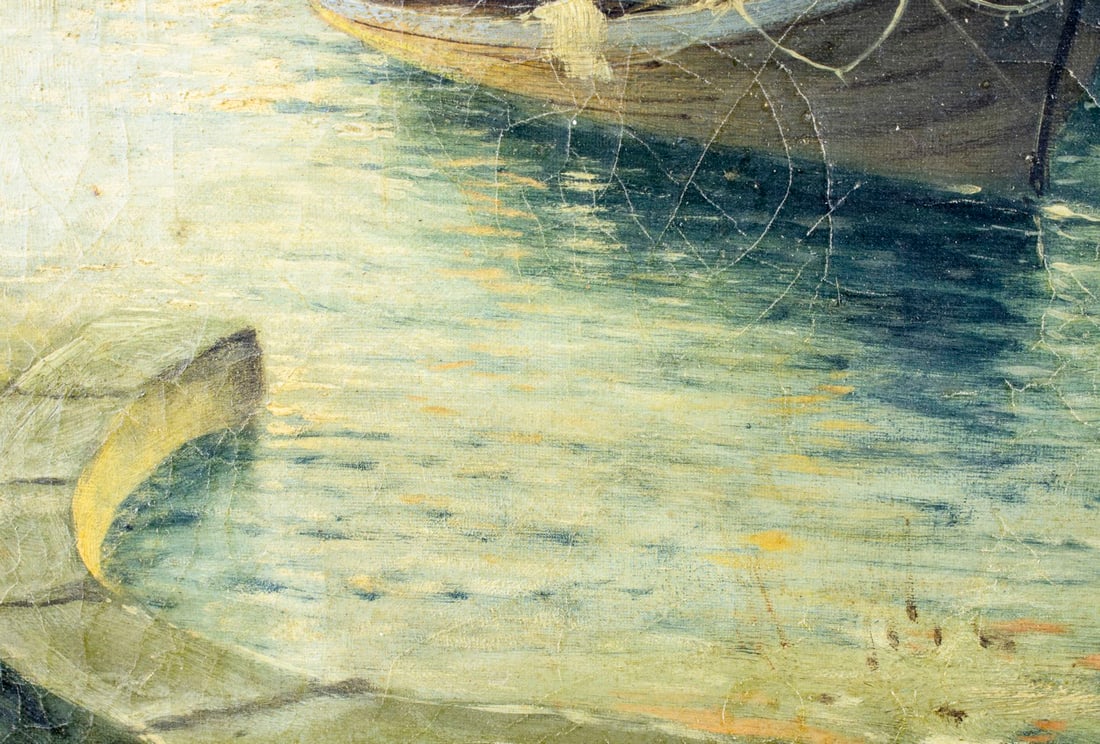 Karl Kaufmann (Germany,Austria,1843-1905) oil painting antique - 8