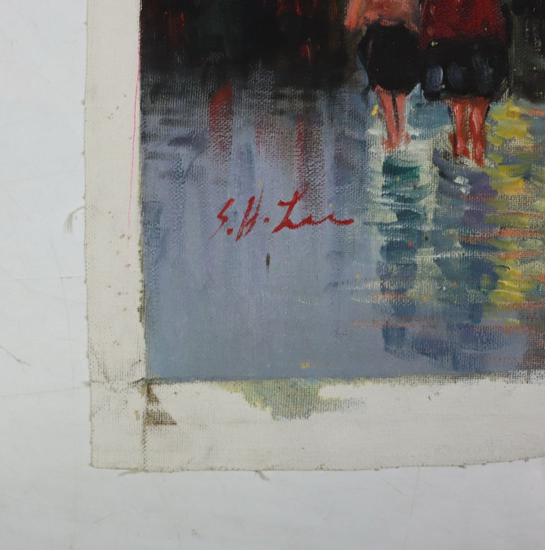 S H Lee (China,US,20C) oil painting - 10