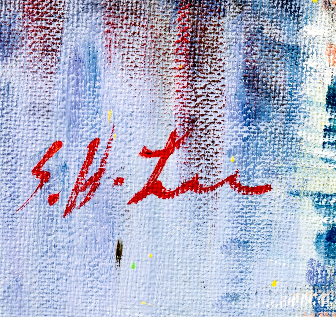 S H Lee (China,US,20C) oil painting - 4