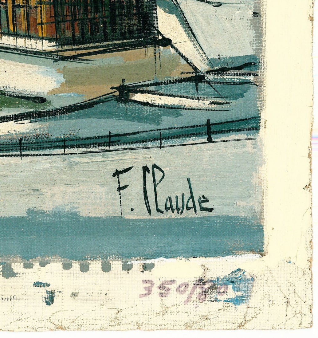 F Claude (France,20C) oil painting - 10
