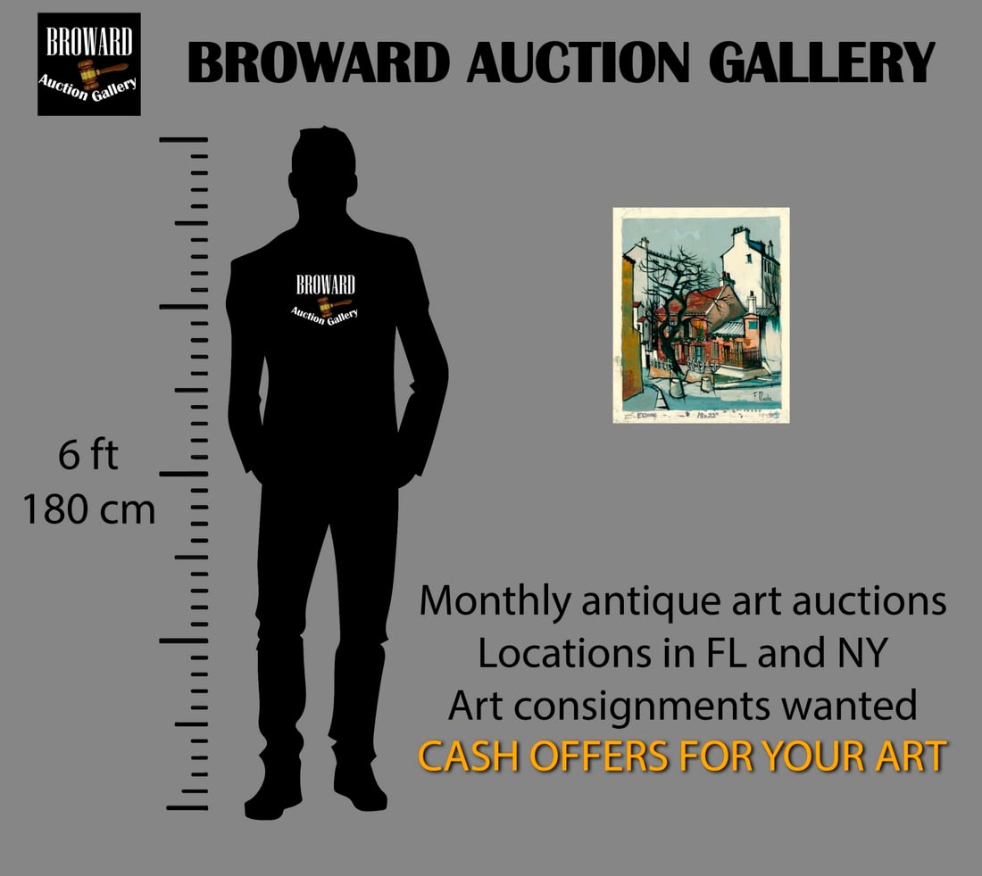 F Claude (France,20C) oil painting - 2