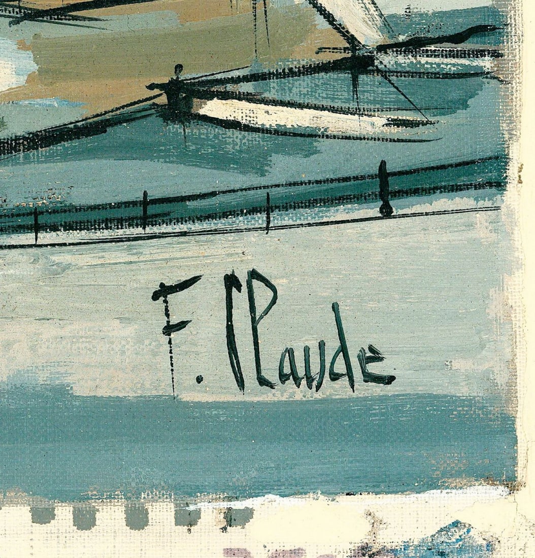 F Claude (France,20C) oil painting - 4