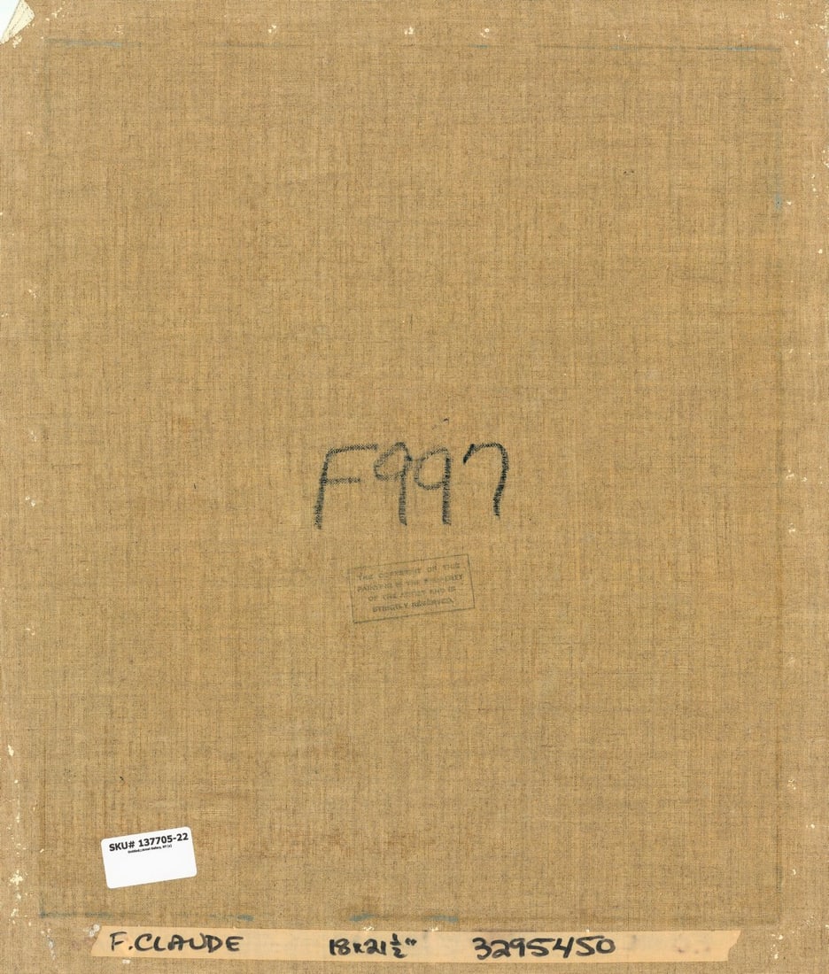 F Claude (France,20C) oil painting - 7