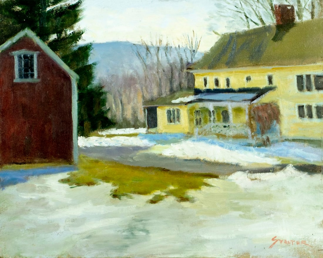Richard Stalter (CT,NY,1934-?) oil painting (1 of 12)