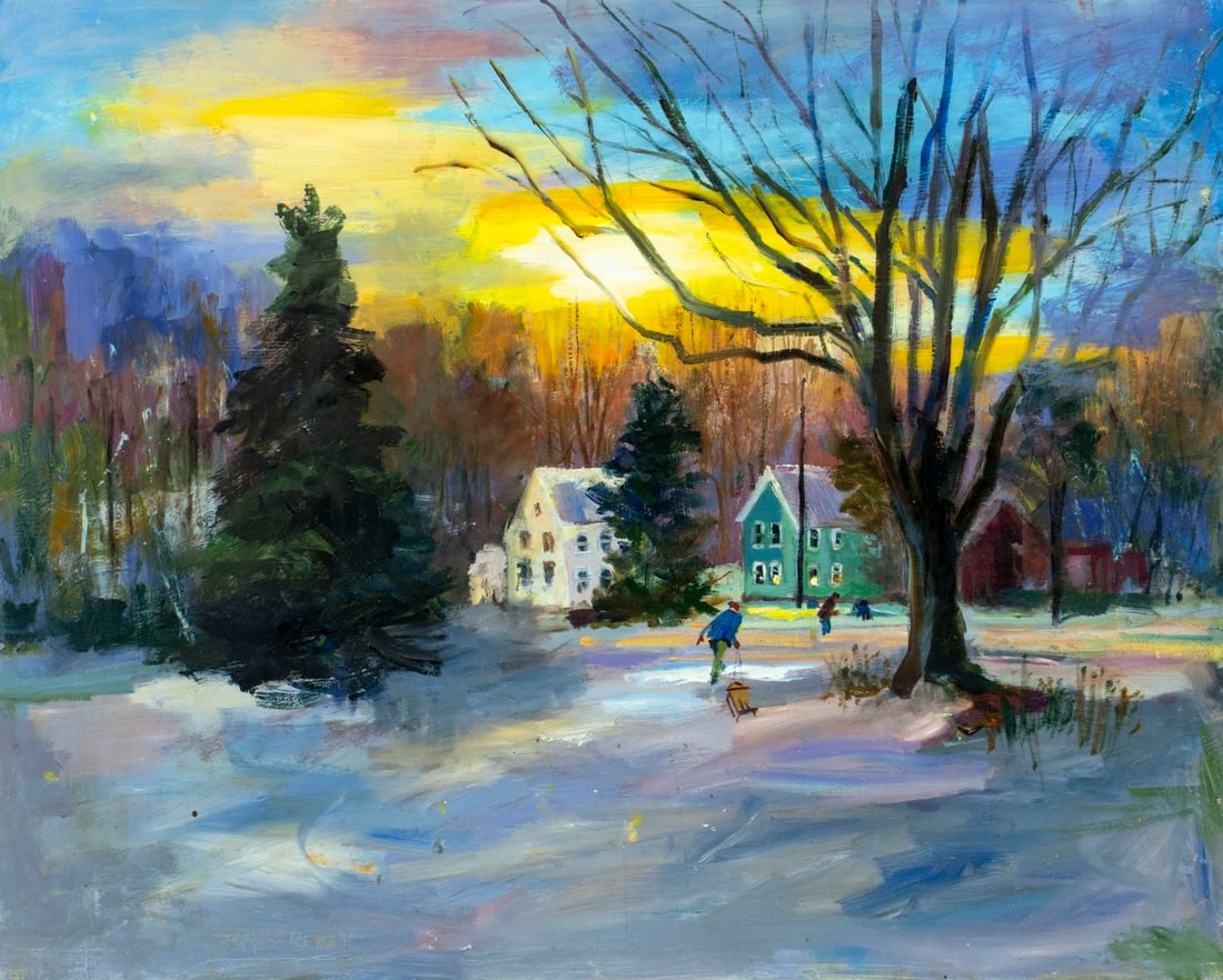 John Reilly (NY,NJ,1942-2021) oil painting (1 of 13)