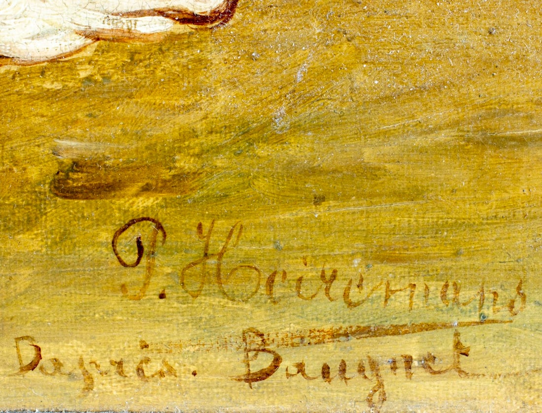 Paul Heiremans (Belgium,19C) oil painting antique - 4