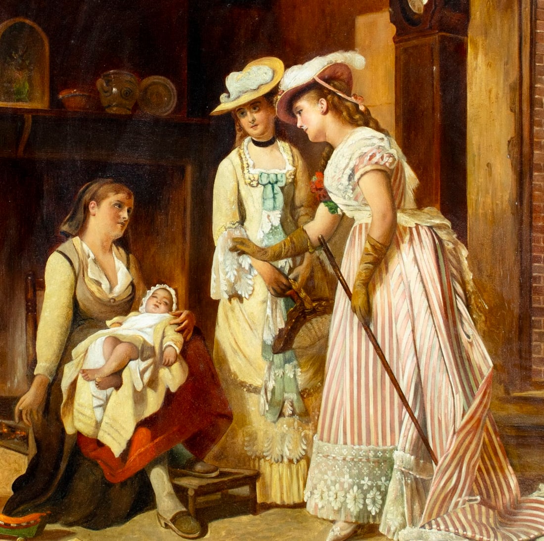 Paul Heiremans (Belgium,19C) oil painting antique - 7