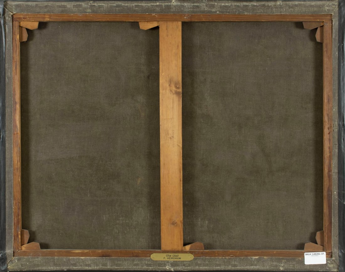 Paul Heiremans (Belgium,19C) oil painting antique - 9