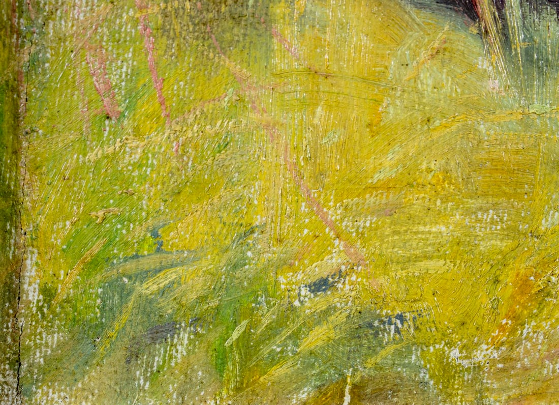 Carl Hirschberg (CT,1854-1923) oil painting antique - 10