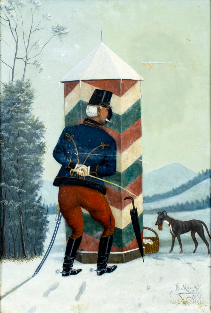 Bulkiewicz (Poland,early 20C) oil painting antique (1 of 13)