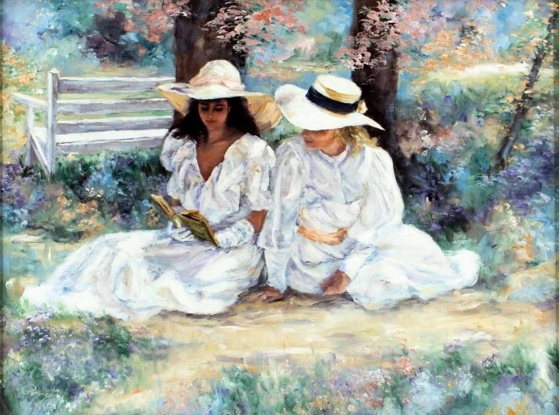 Margo Petterson (CA,1944-?) oil painting (1 of 13)