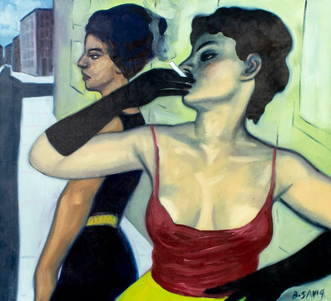 Berndt Savig (CO,20/21C) oil painting (1 of 12)