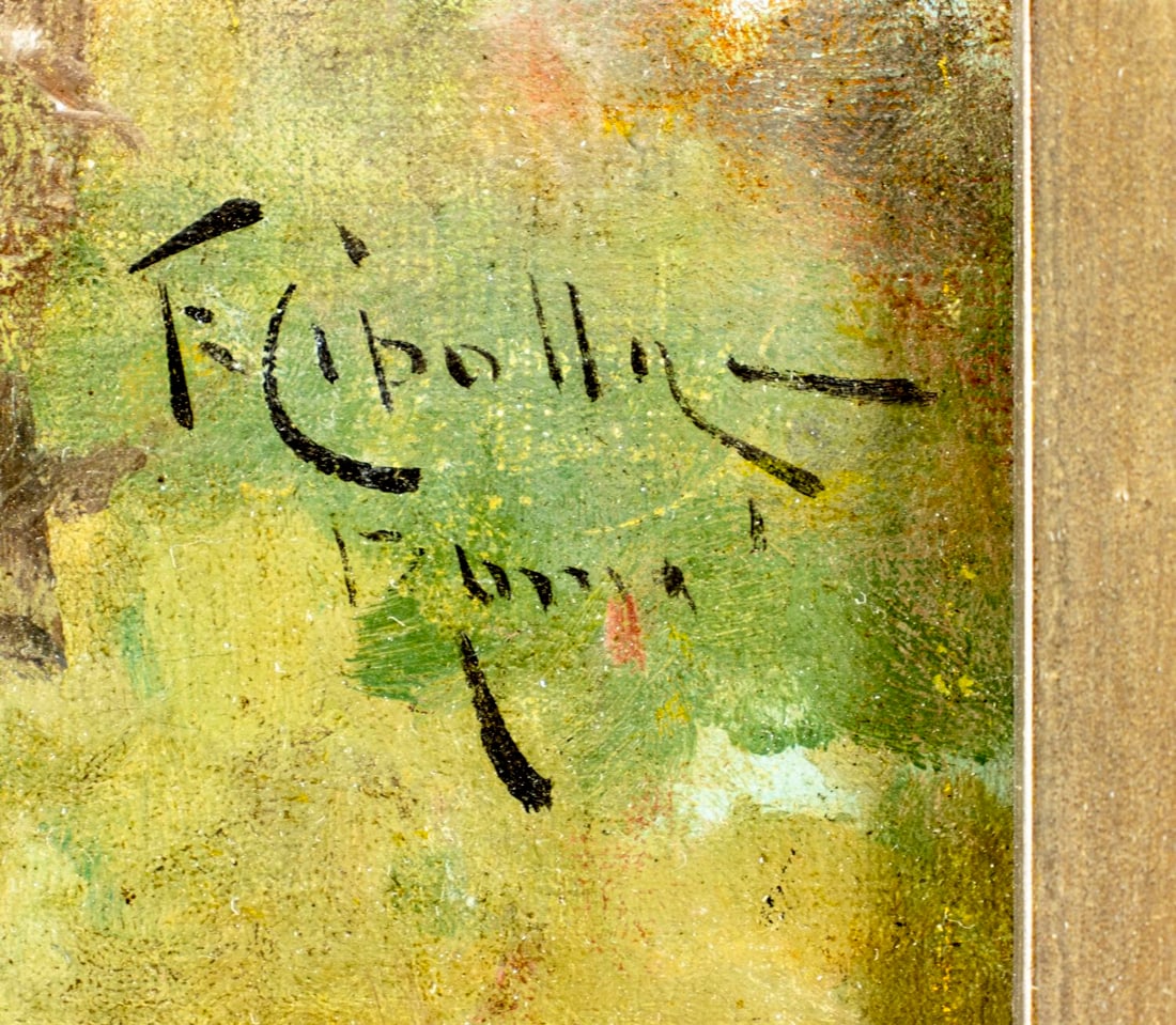 Fabio Cipolla (Italy,1852-1935) oil painting antique - 4