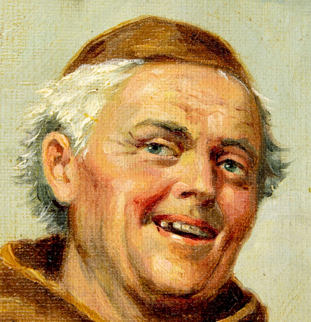 Amelio Schwicker (Italy,19/20C) oil painting antique - 8