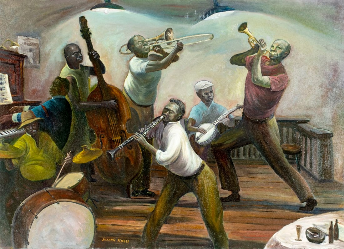 Joseph Rossi (NJ,20C) oil painting (1 of 13)