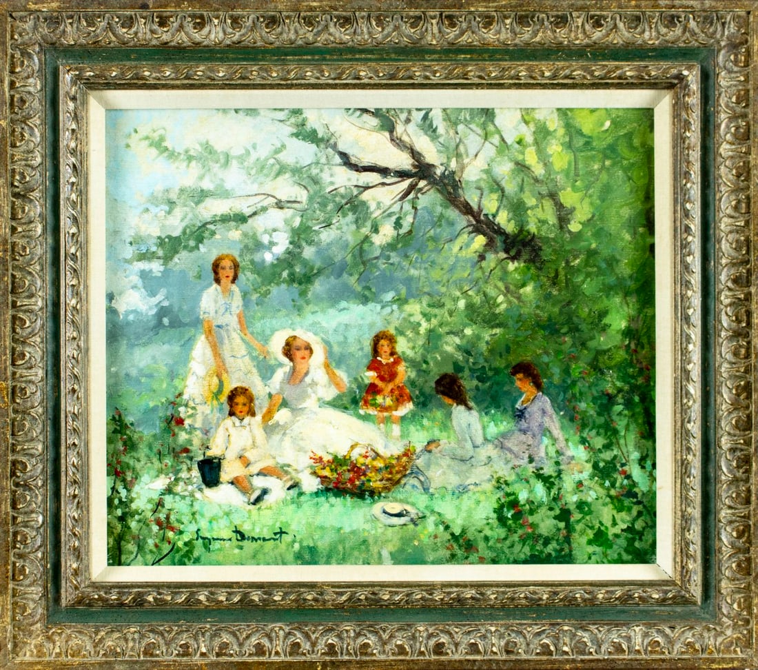 Suzanne Demarest (US,France,1900-1985) oil painting - 3