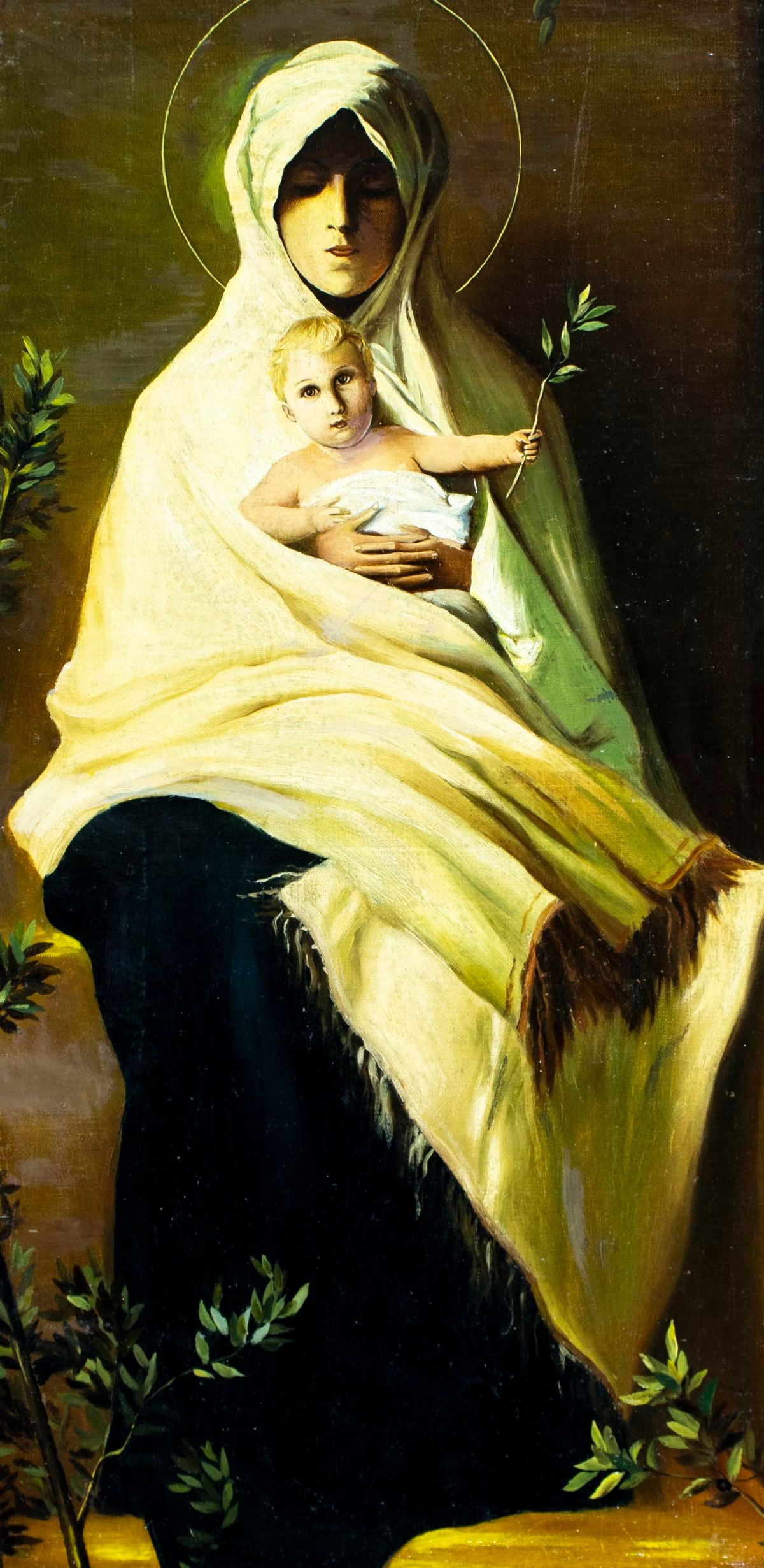 Antique 19C European oil painting AFTER Nicolo Barabino - 4