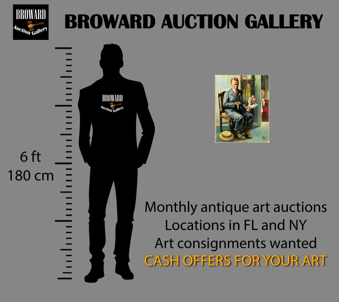 Phil Cook (US,early 20C) oil painting - 2