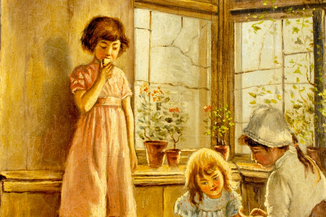 A F Reinold (US,19C) oil painting antique - 7