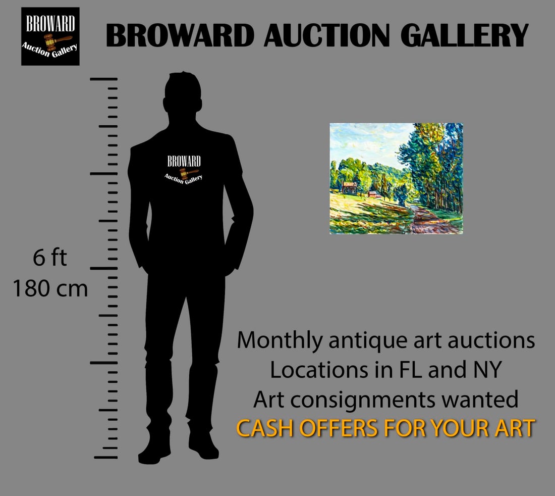 Edmund F Jordan Jr (PA,?-2017) oil painting - 2