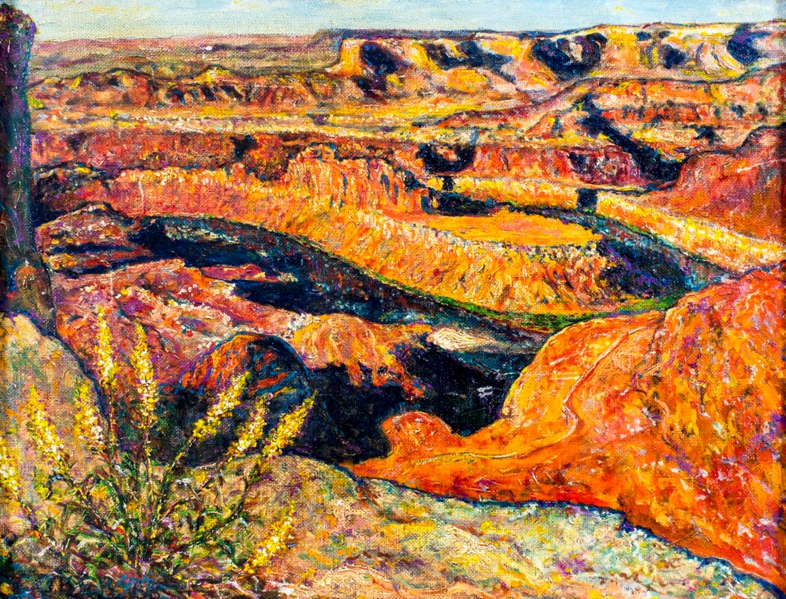 James Coker (US,mid 20C) oil painting (1 of 12)