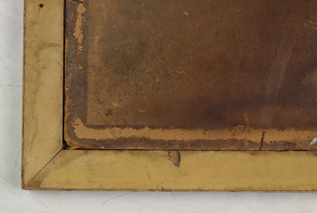 Antique early 20C American oil painting - 12