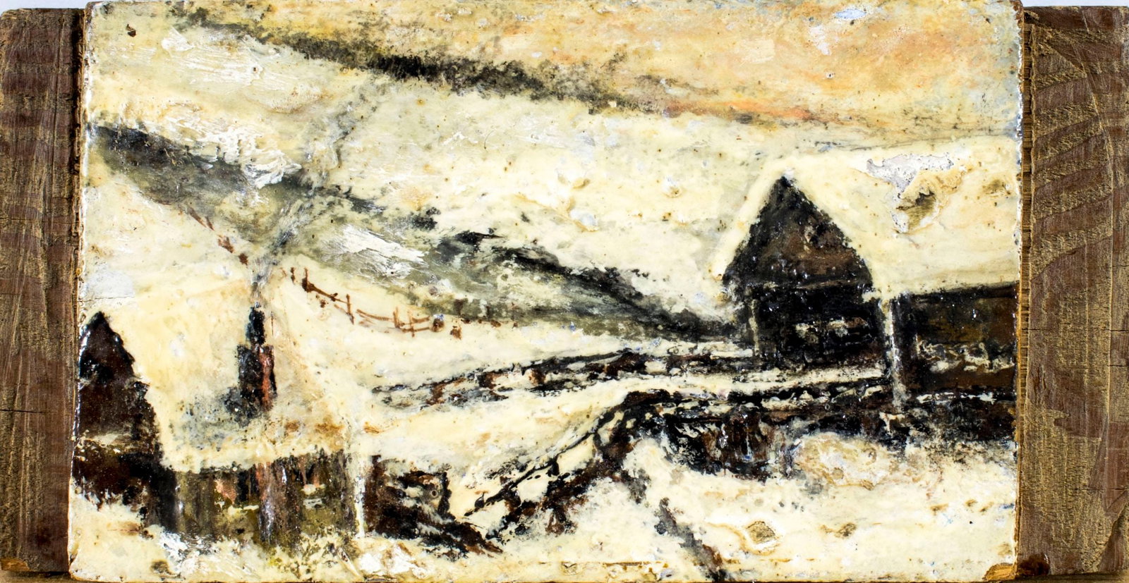 Vintage mid 20C American oil painting - 3