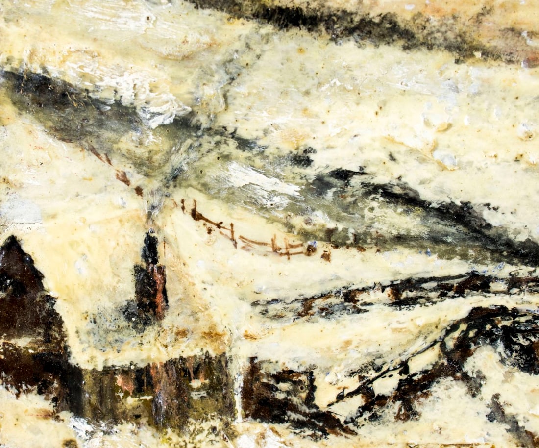 Vintage mid 20C American oil painting - 7