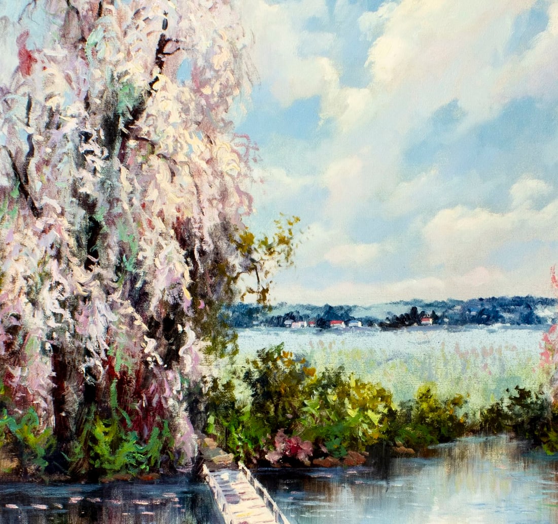 Sang M Lee (South Korea,US,b 1949) oil painting - 7