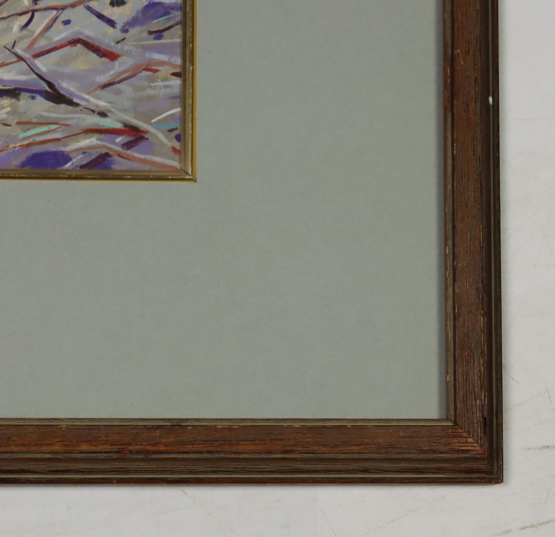 Jack Coggins (NY,PA,UK,1911-2006) pastel painting - 10