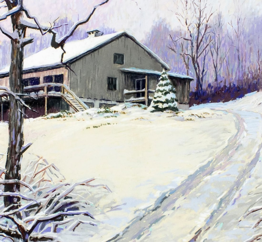 Jack Coggins (NY,PA,UK,1911-2006) pastel painting - 5