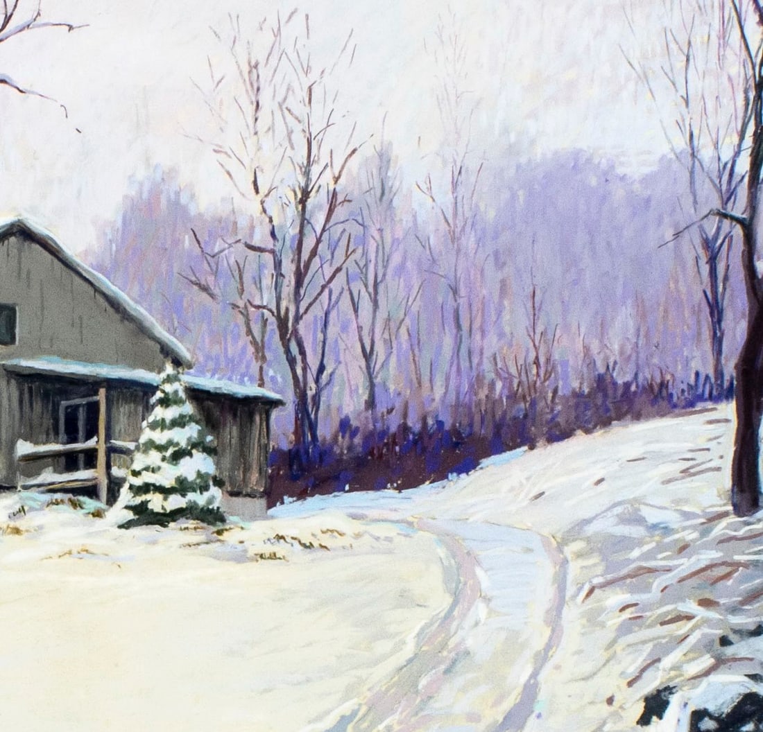 Jack Coggins (NY,PA,UK,1911-2006) pastel painting - 7