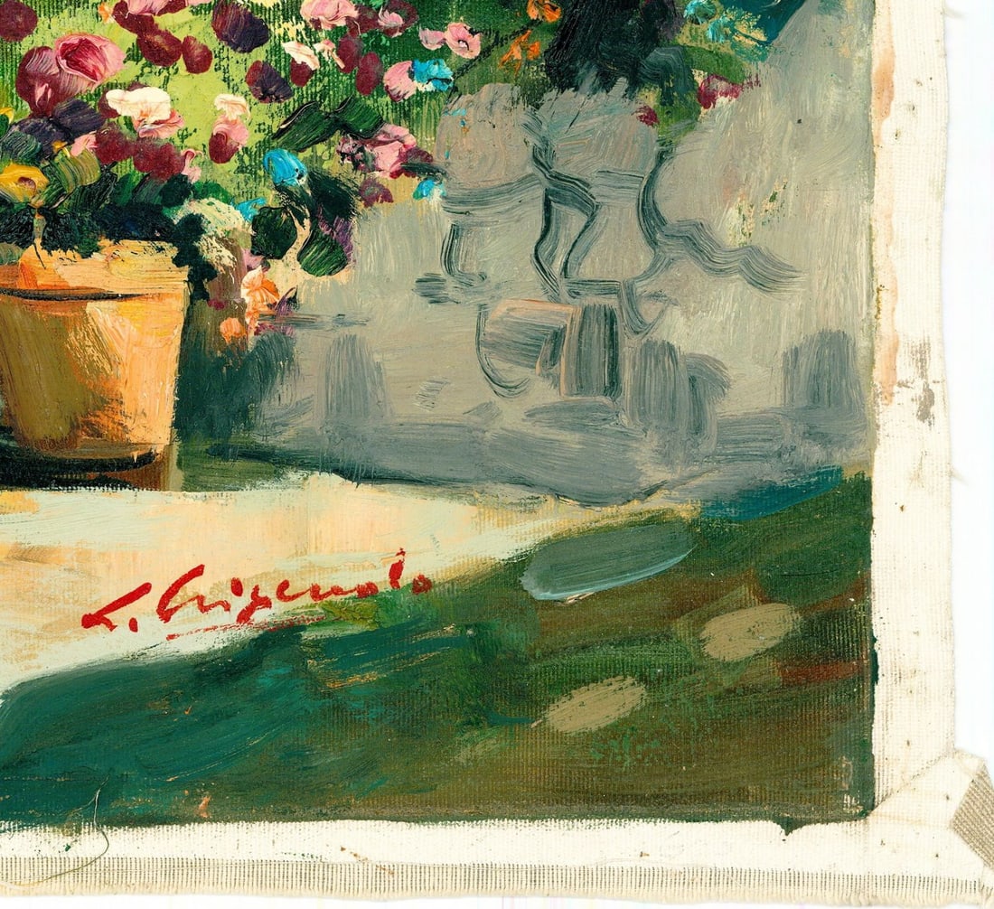 L Criscuolo (Italy,20C) oil painting - 8