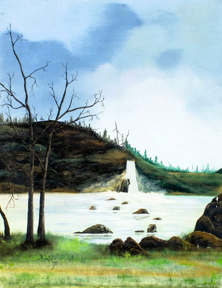 B Lutz (US,20C) oil painting (1 of 11)