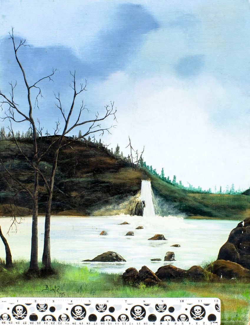 B Lutz (US,20C) oil painting - 2