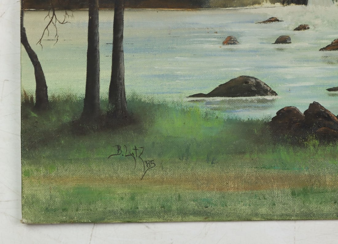 B Lutz (US,20C) oil painting - 9