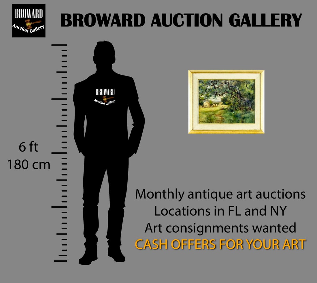 Andrew Adie Dalglish (UK,fl.1867-1904) watercolor painting antique - 2