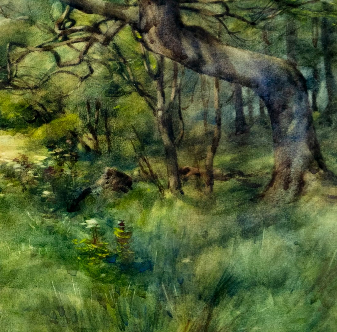 Andrew Adie Dalglish (UK,fl.1867-1904) watercolor painting antique - 7