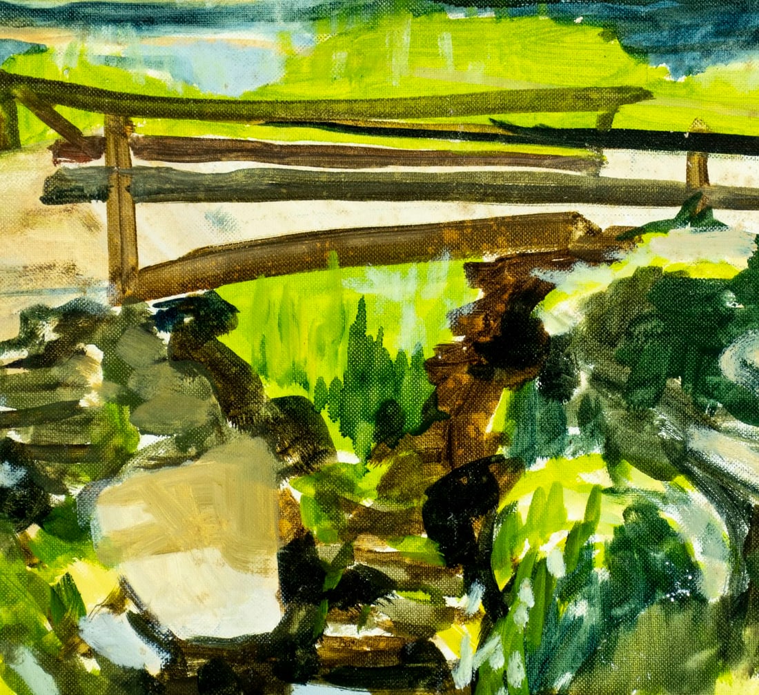 Robert Angeloch (NY,1922-2011) oil painting - 5